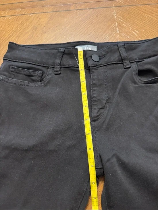 DL1961 Florence 27 Instasculpt Cropped Black Hail 26” inseam - Picture 9 of 10
